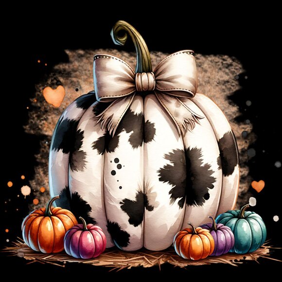 Happy Pumpkin Kitchen Towels, Pumpkin Spice Towels Set, Kitchen Dish Towel - Picture 3 of 10